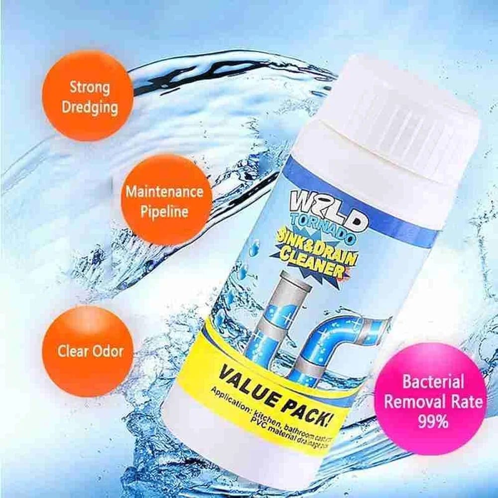 Polvo Limpiador De Drenaje - Destapador potente de tuberías