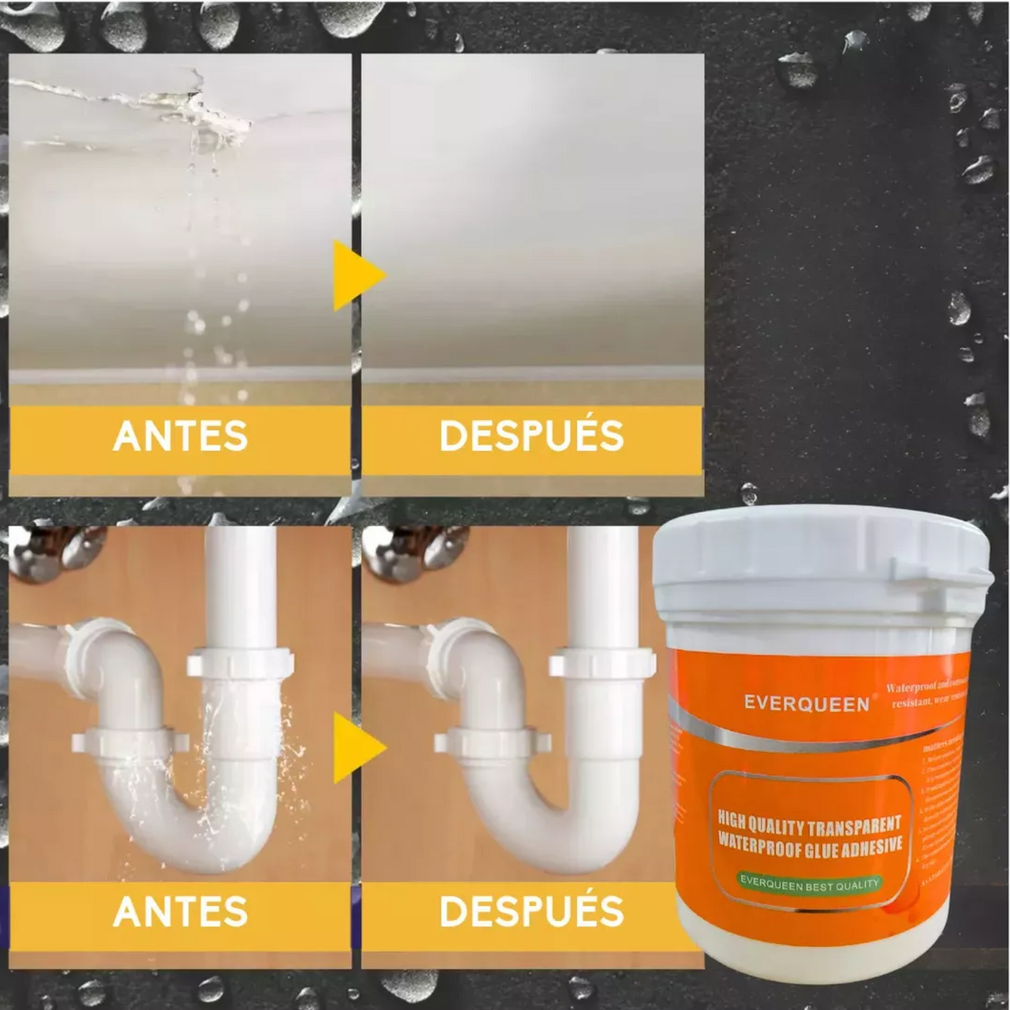 Sellador Adhesivo Impermeable 300g