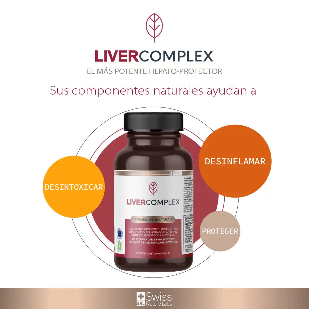 Liver Complex-Si te sientes hinchada, pesada y sin energía… puede que necesites partir por cuidar tu hígado.