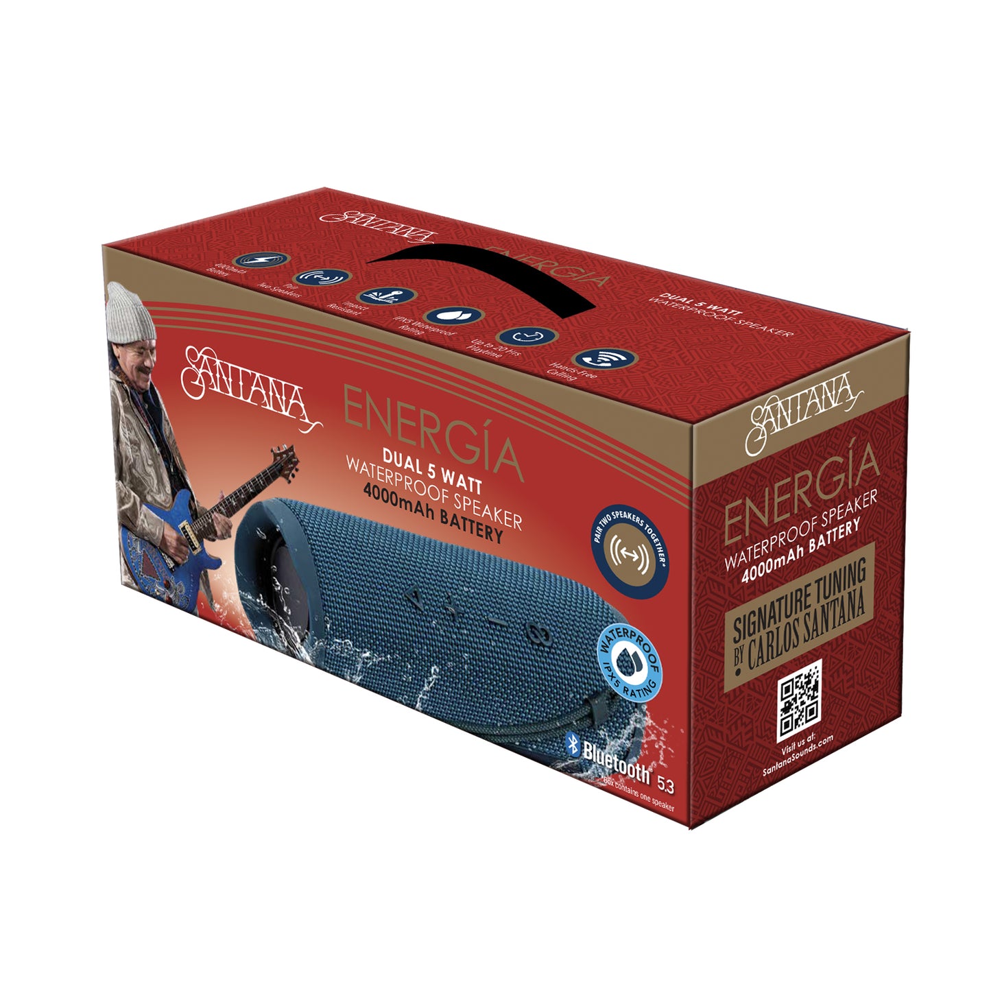 Santana Energía Parlante Bluetooth 5.3