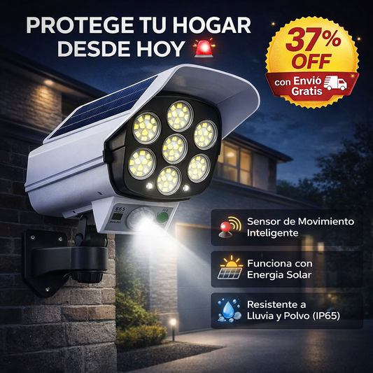 foco solar tipo camara