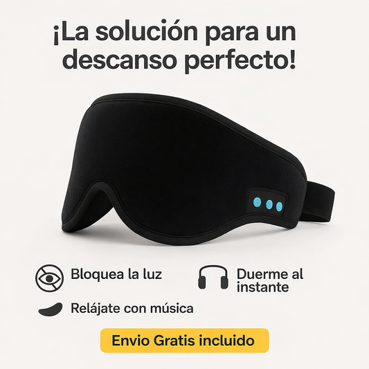 Antifaz Con Audifonos Para Dormir