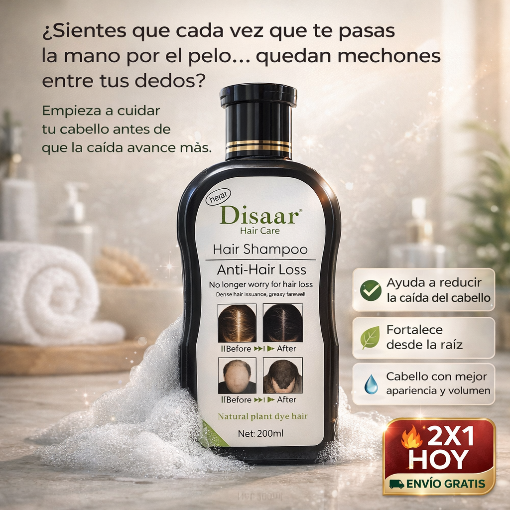 Shampoo Disaar ® 2x1 Frena la caída