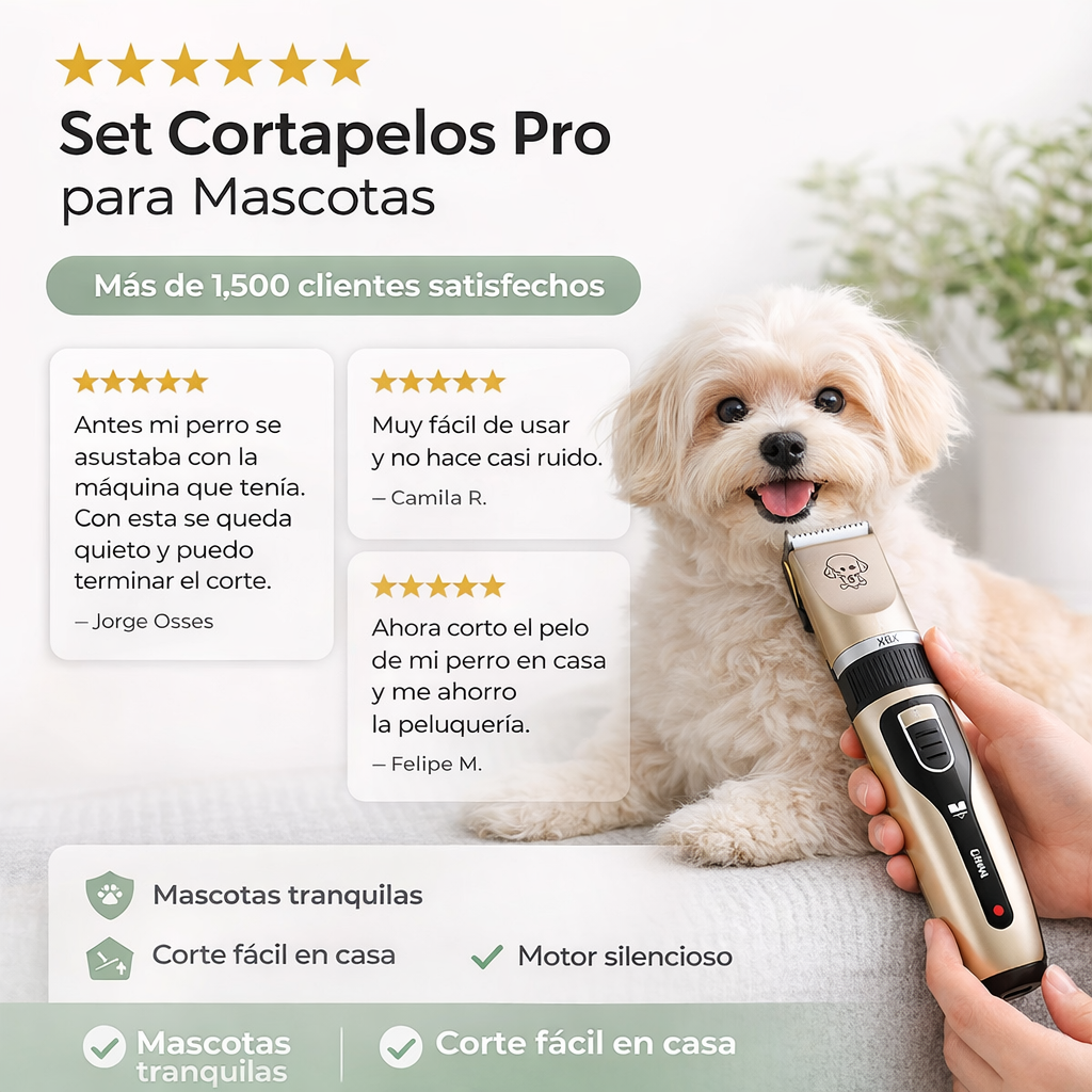Cortapelos Profesional para Mascotas🐶