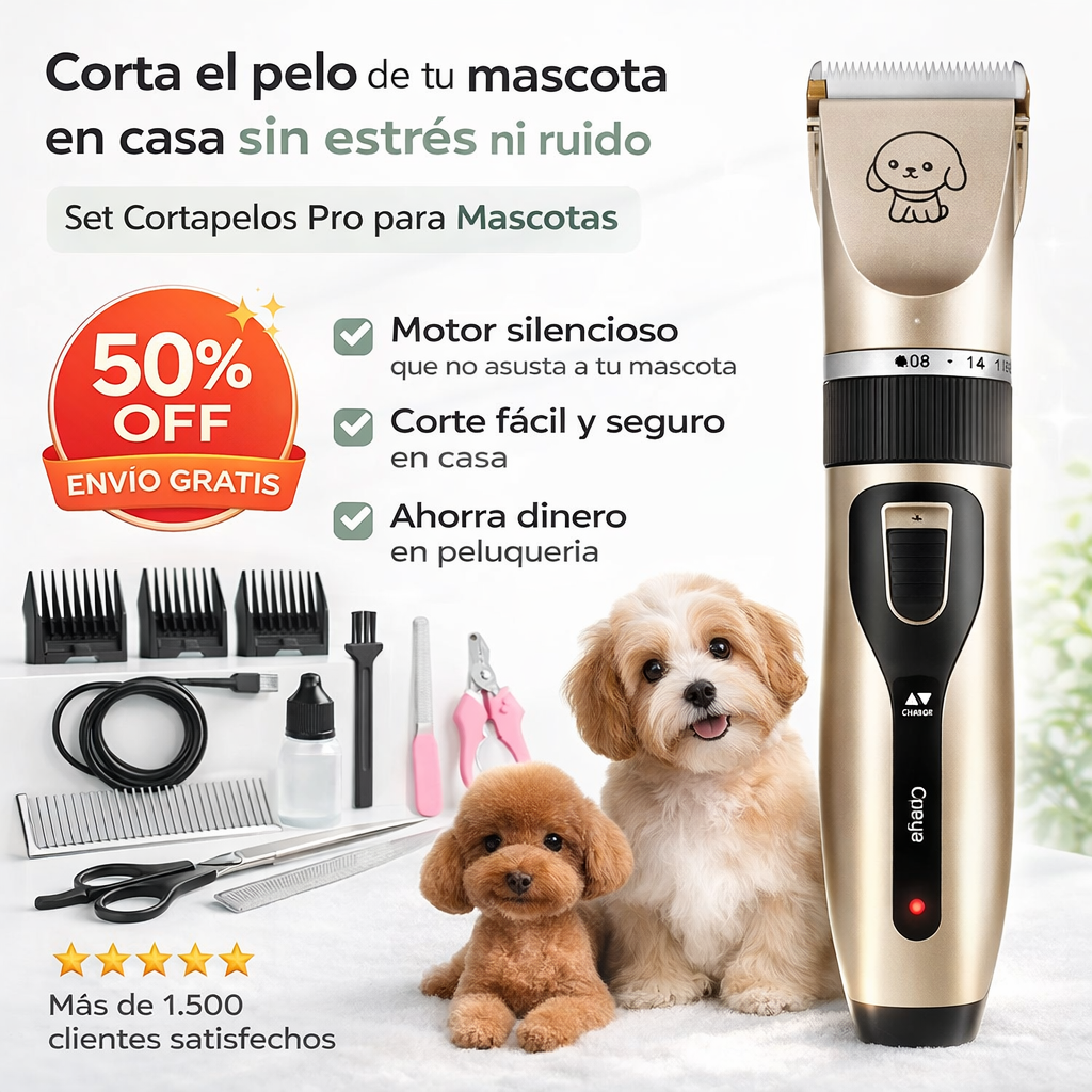 Cortapelos Profesional para Mascotas🐶
