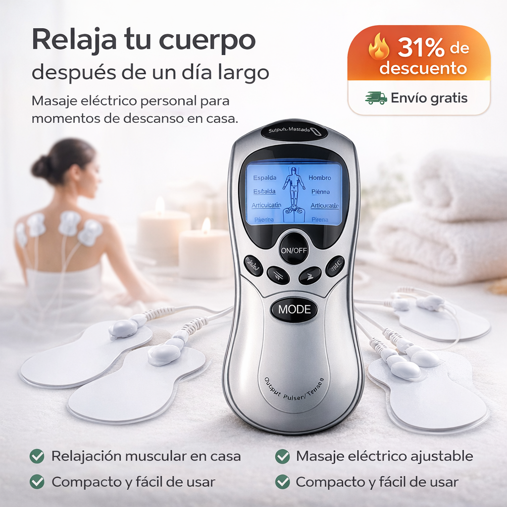 AlivioPulse™ | Electroestimulador Muscular Inteligente