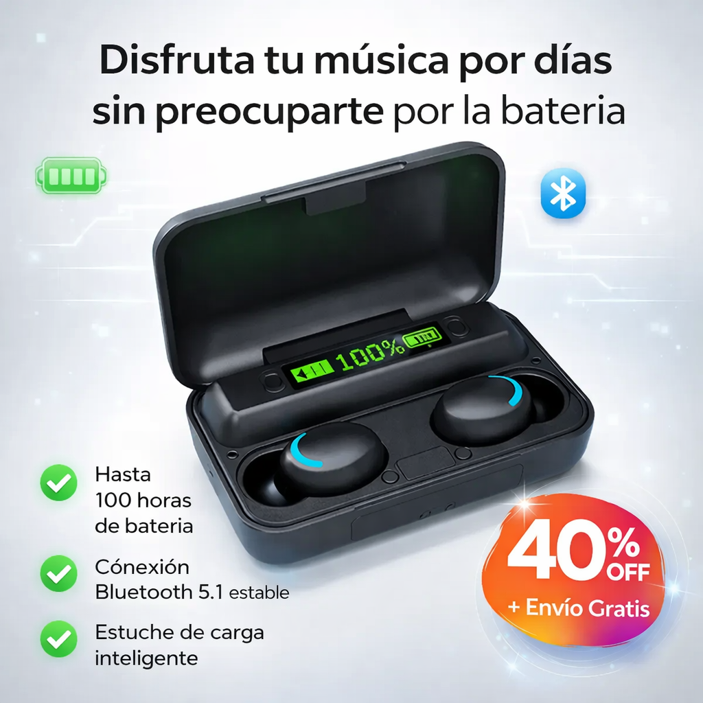 Santana Rio™ Auriculares Bluetooth 5.1 🎧