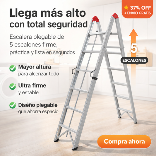 Fold a Step Escalera Plegable 5 esc