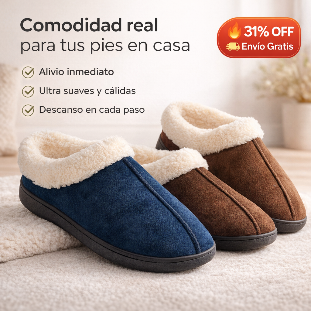 Confort Gel Premium Pantuflas Descanso