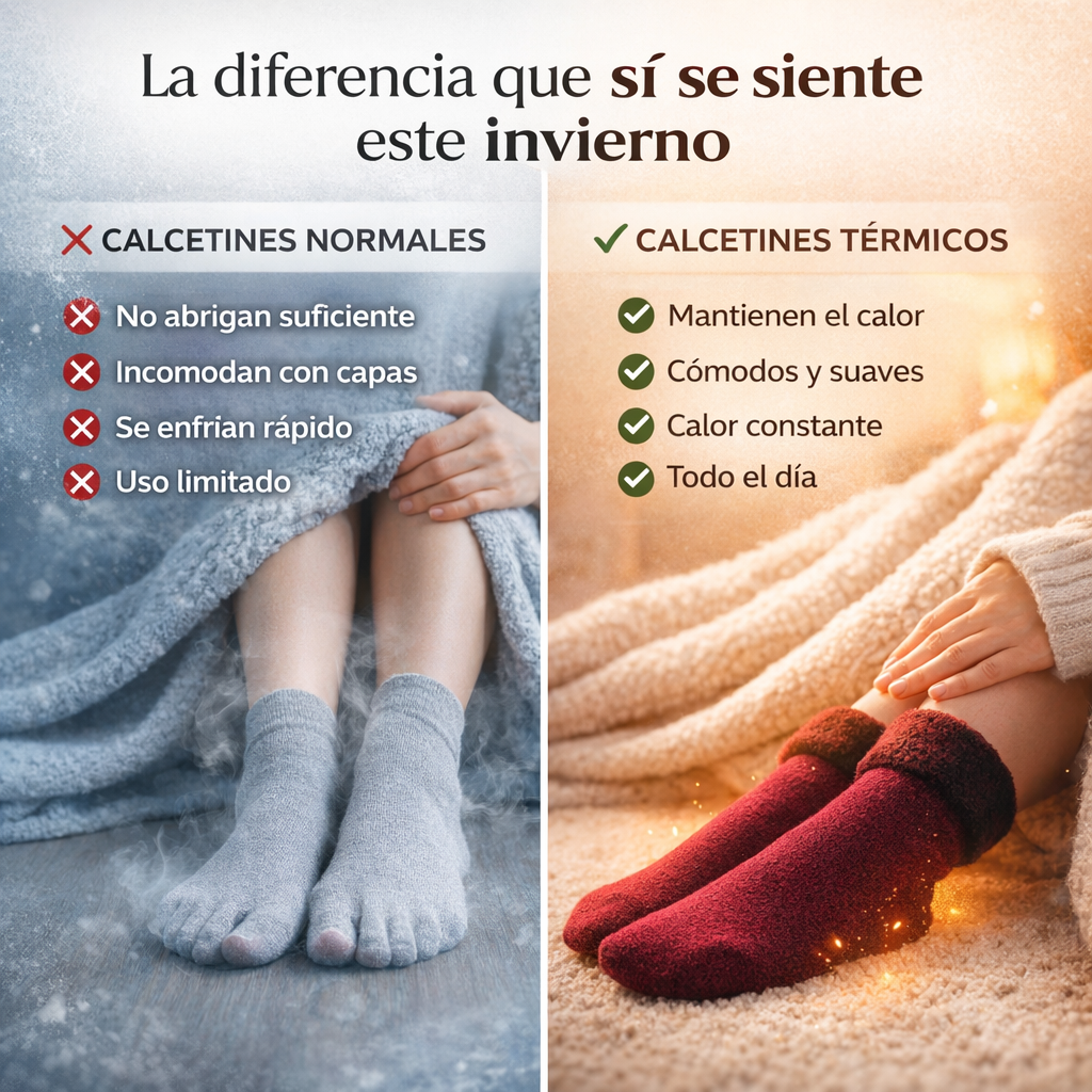 Pack 12 Calcetines Termico Suaves