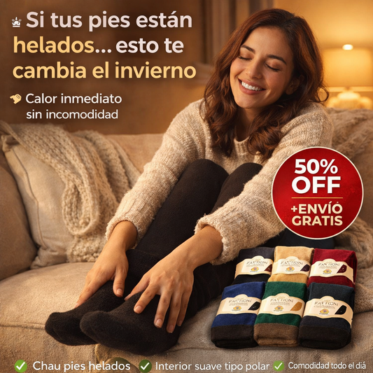 Pack 12 Calcetines Termico Suaves