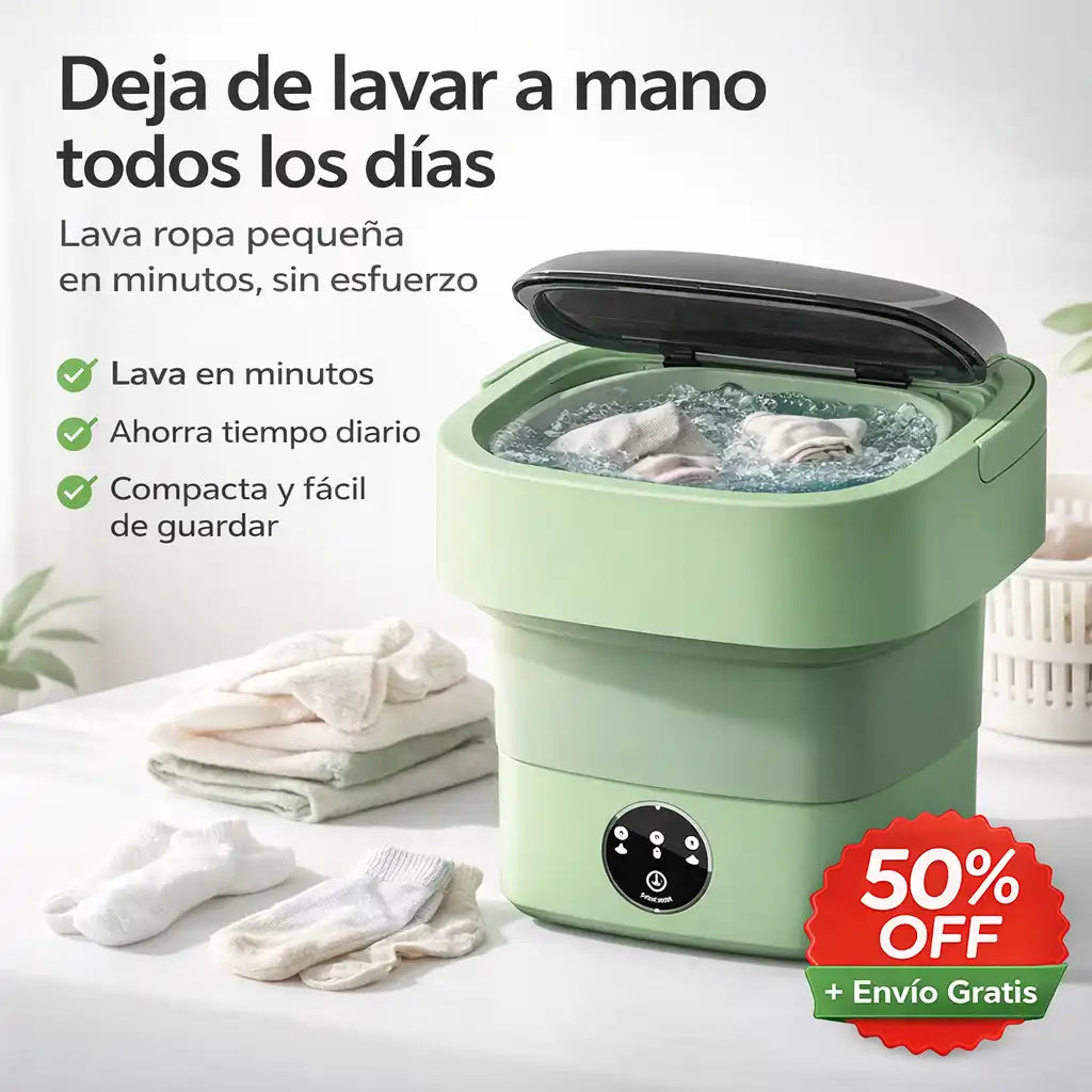 Mini Lavadora Portátil