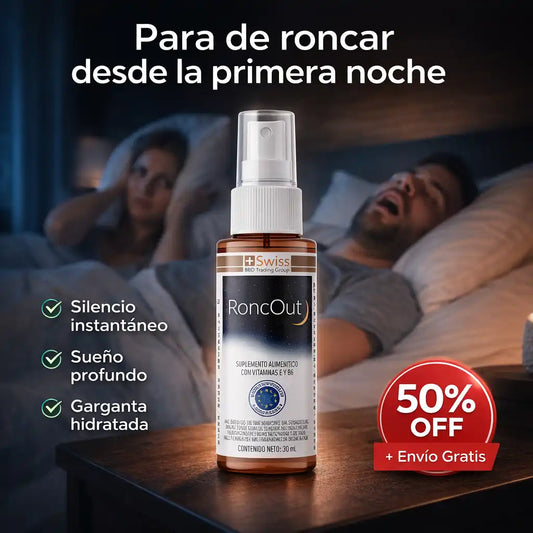 RoncOut Spray — Para de roncar desde la primera noche