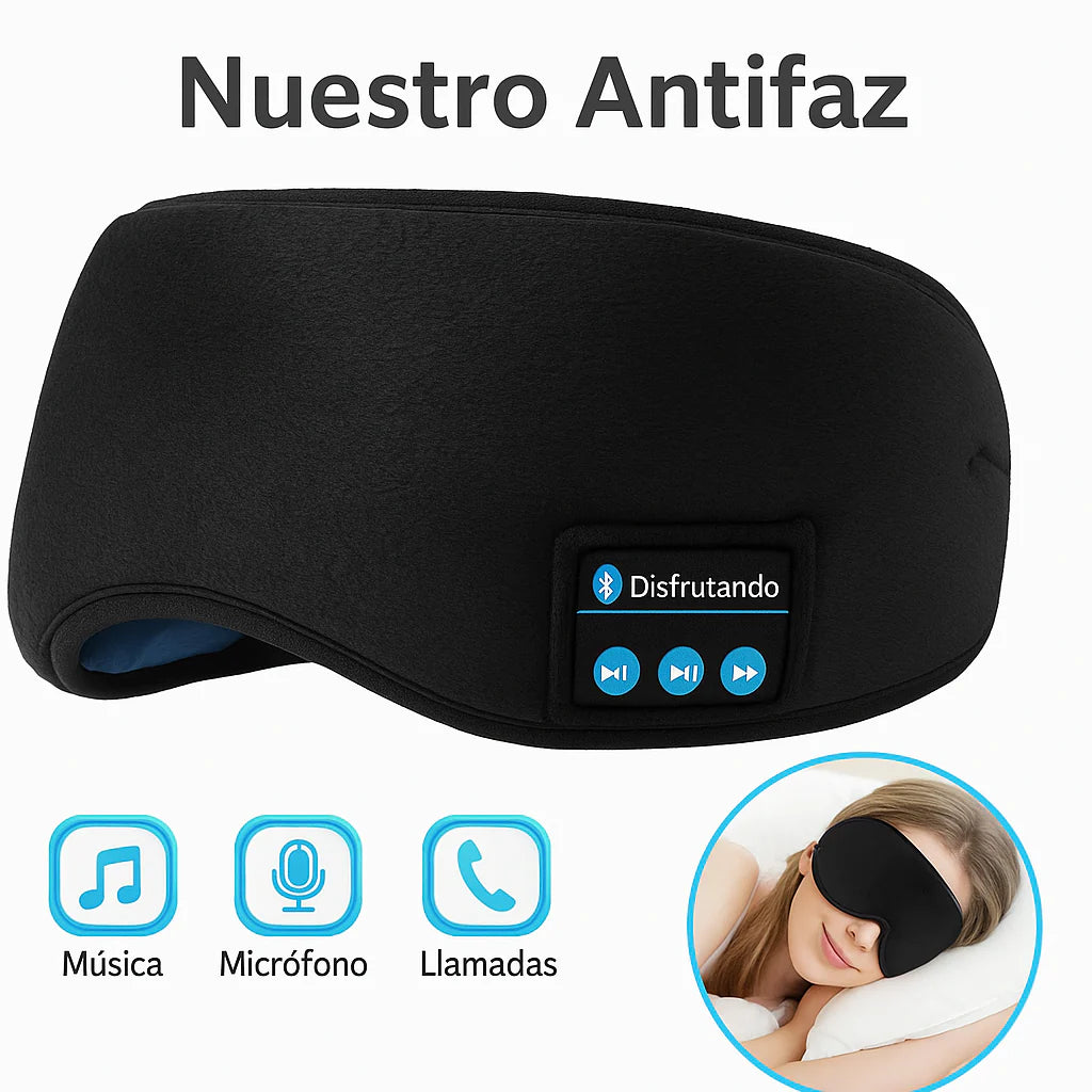 Antifaz Con Audifonos Para Dormir