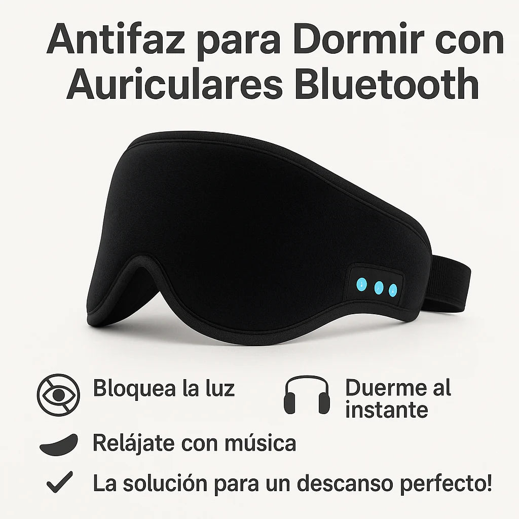 Antifaz Con Audifonos Para Dormir