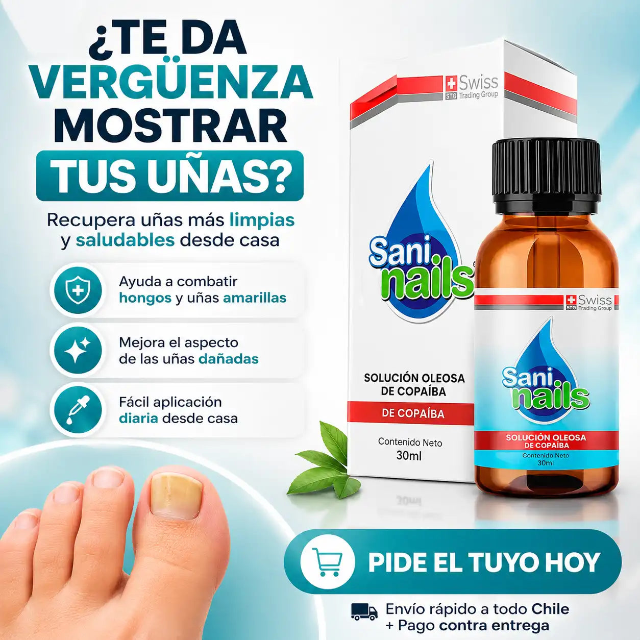 SaniNails Ayuda a Combatir Los Hongos de Tus Uñas
