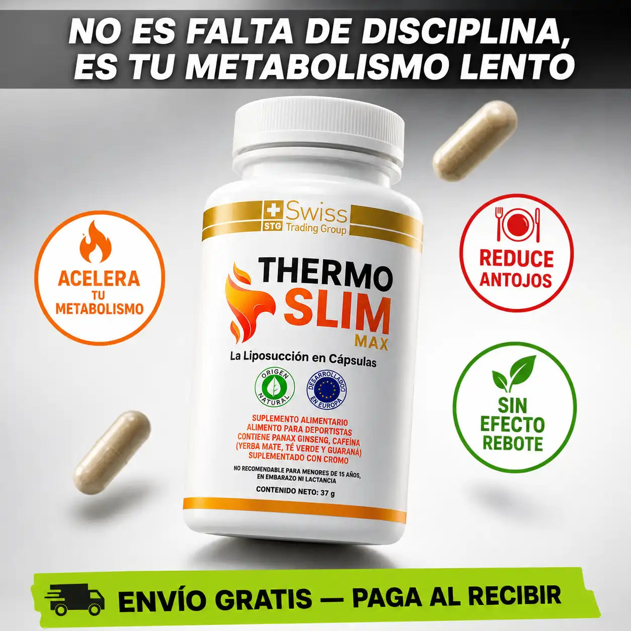 Thermo Slim Max Liposucción en cápsulas