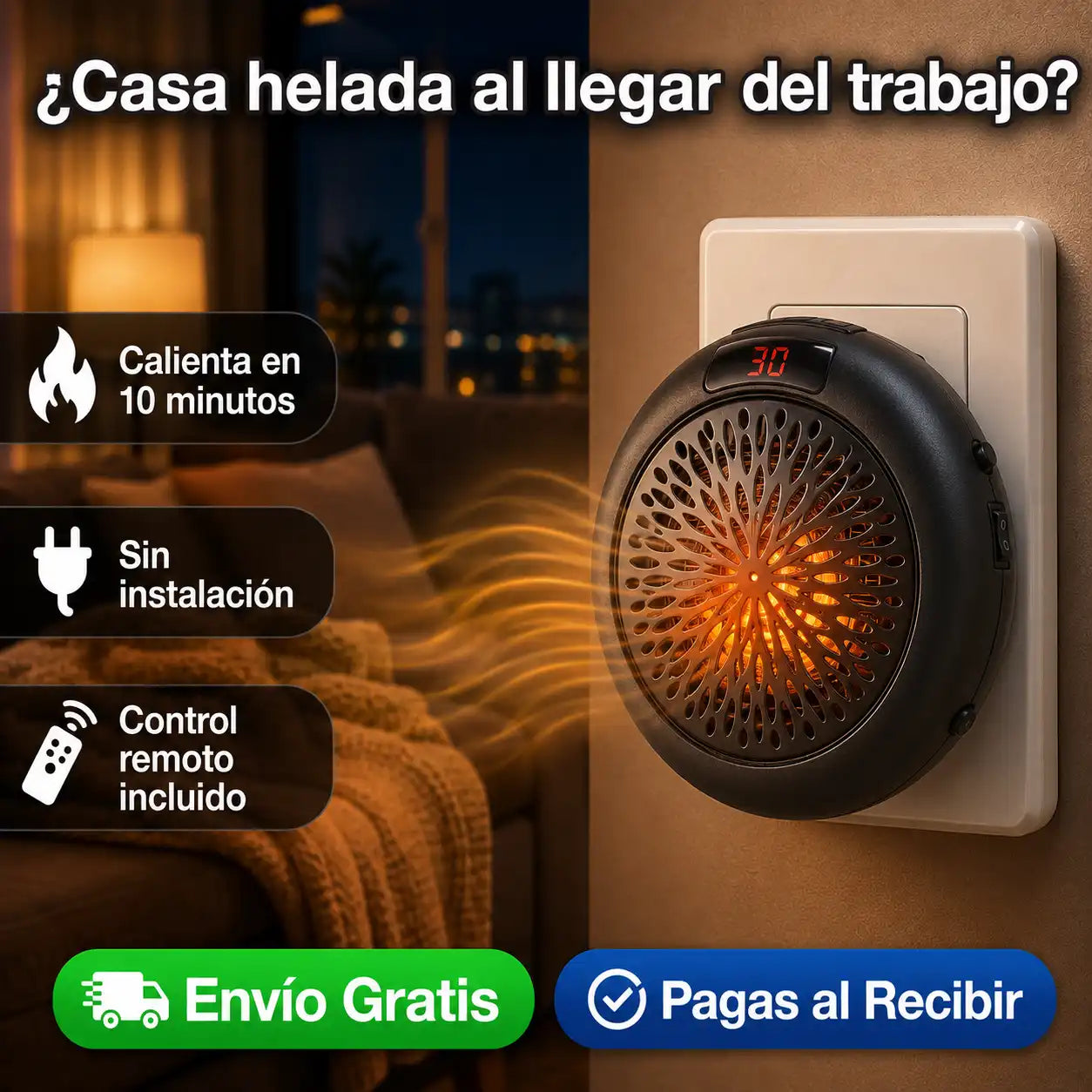 Insta Heater Calentador Portátil 600 W