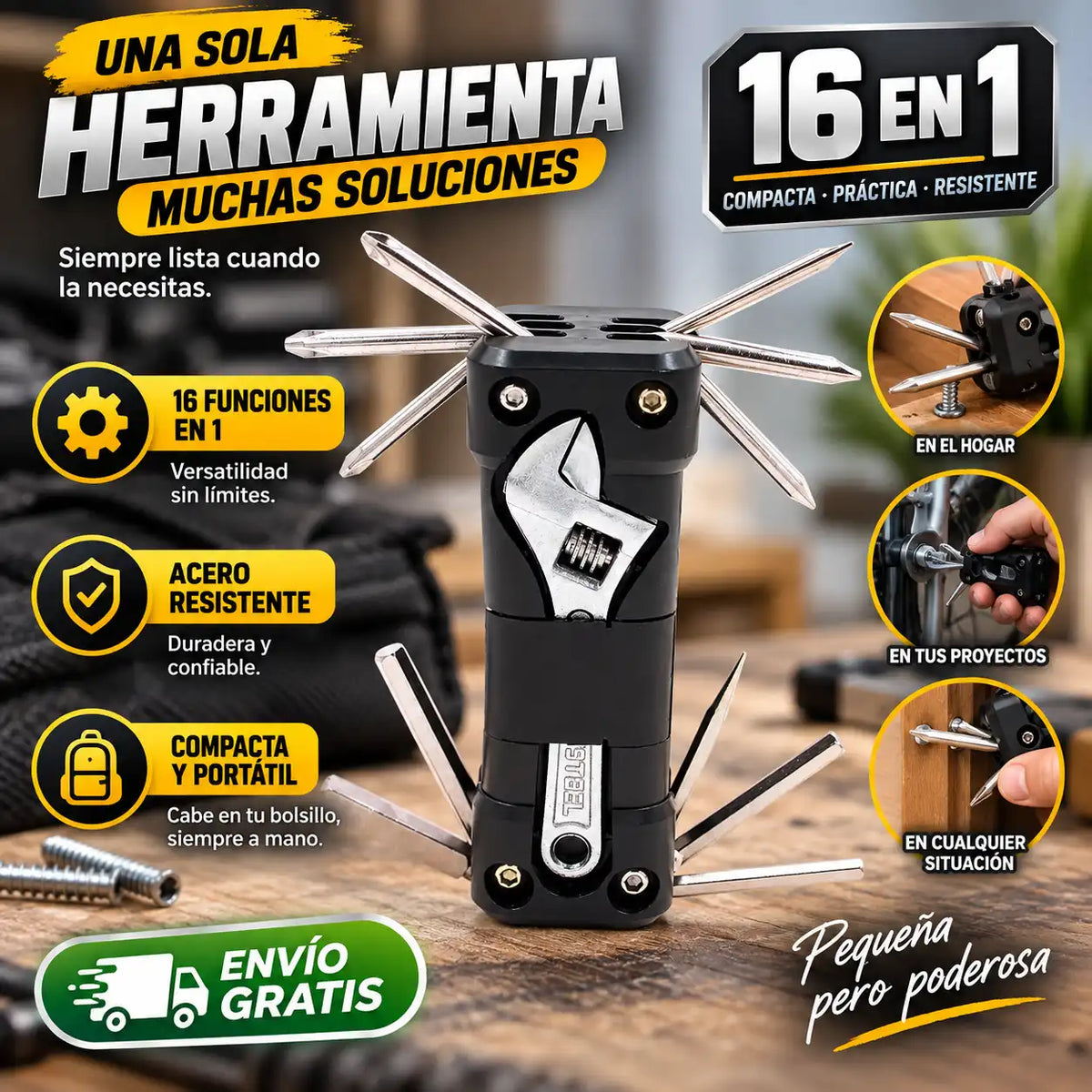 Herramienta Multifuncional 16 en 1