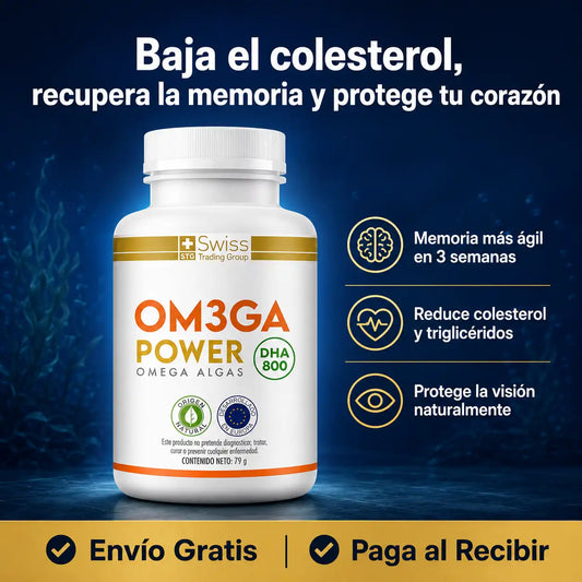 Om3ga Power - Omega 3 de algas DHA 800