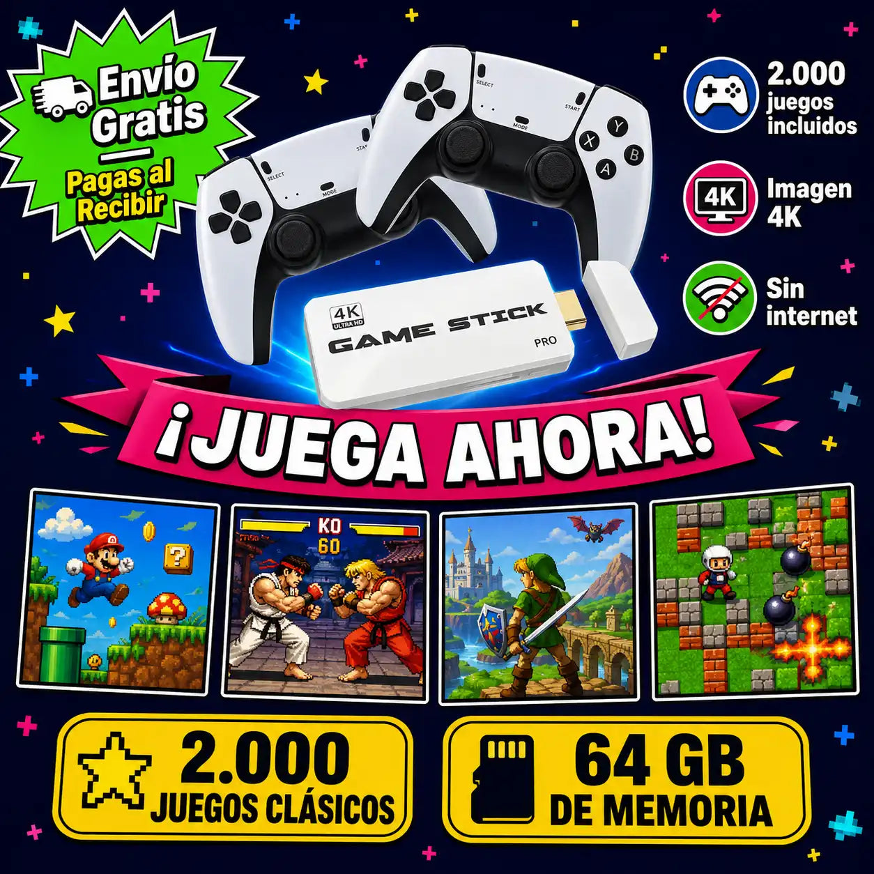 Consola juego Retro M15