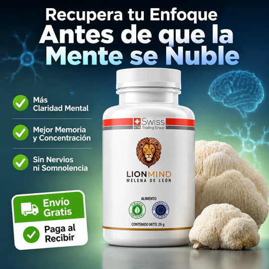 LionMind Suplemento con Melena de León