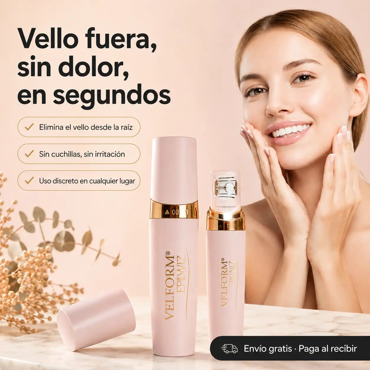 Epilwiz Depiladora Portátil Vello Facial