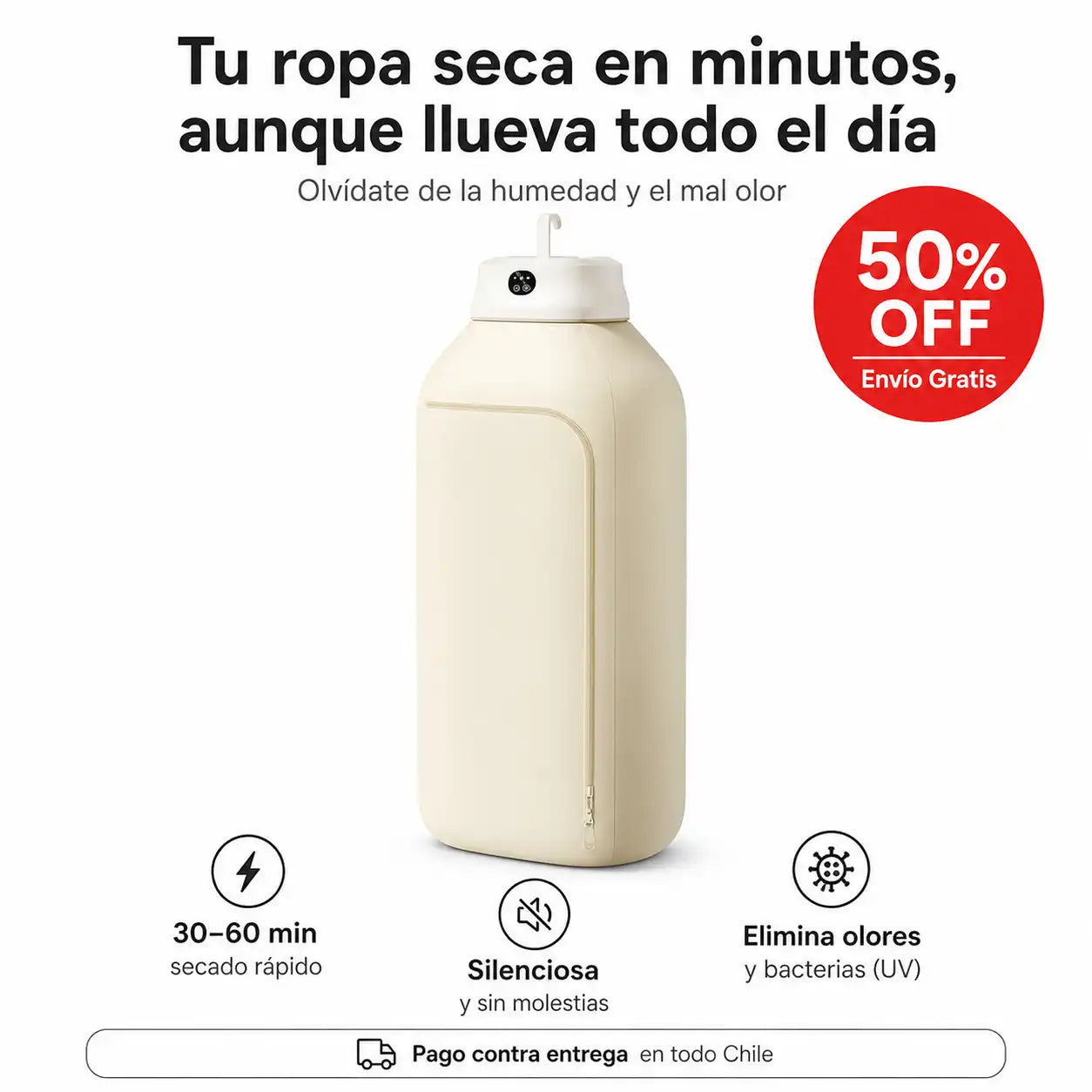 UltraDry-Tu ropa seca en minutos, aunque llueva todo el día