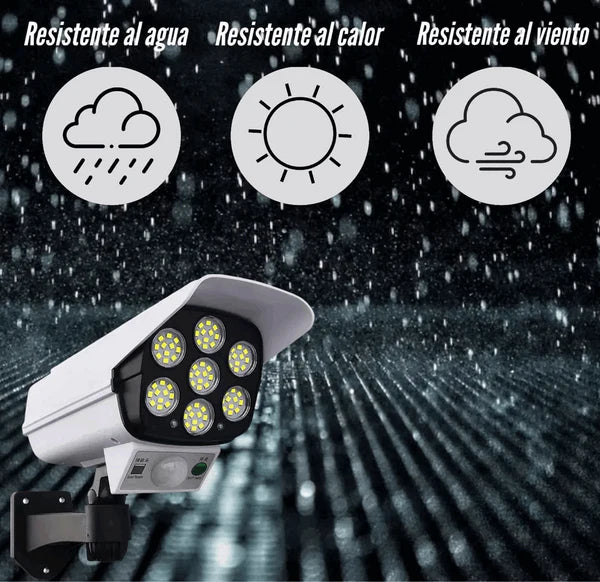 foco solar tipo camara