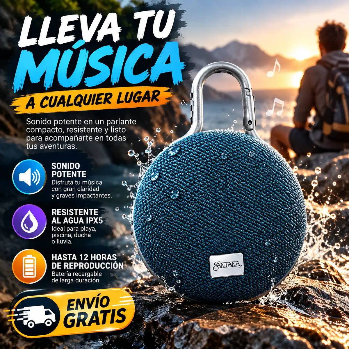 Santana Visión Parlante Bluetooth 5.3