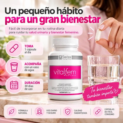 Vitalfem Uricare Salud Urinaria Femenina